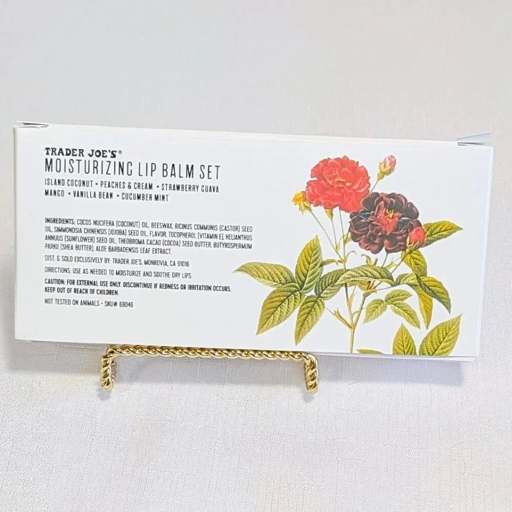 NIB Trader Joe's Moisturizing Lip Balm Set - Picture 3 of 4